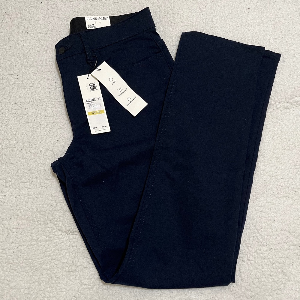 CALVIN KLEIN Men's CK Move 365 Slim-Fit Performance Stretch Pants